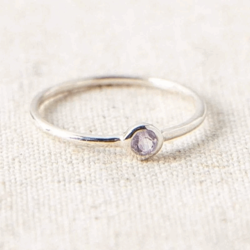 Amethyst Silver Ring