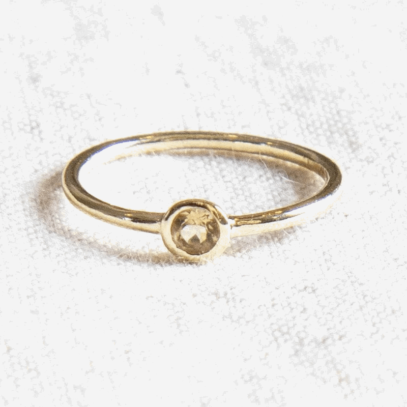 Citrine Silver Ring