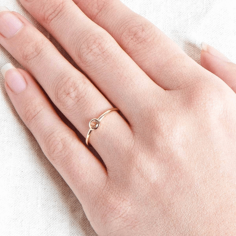 Citrine Silver Ring