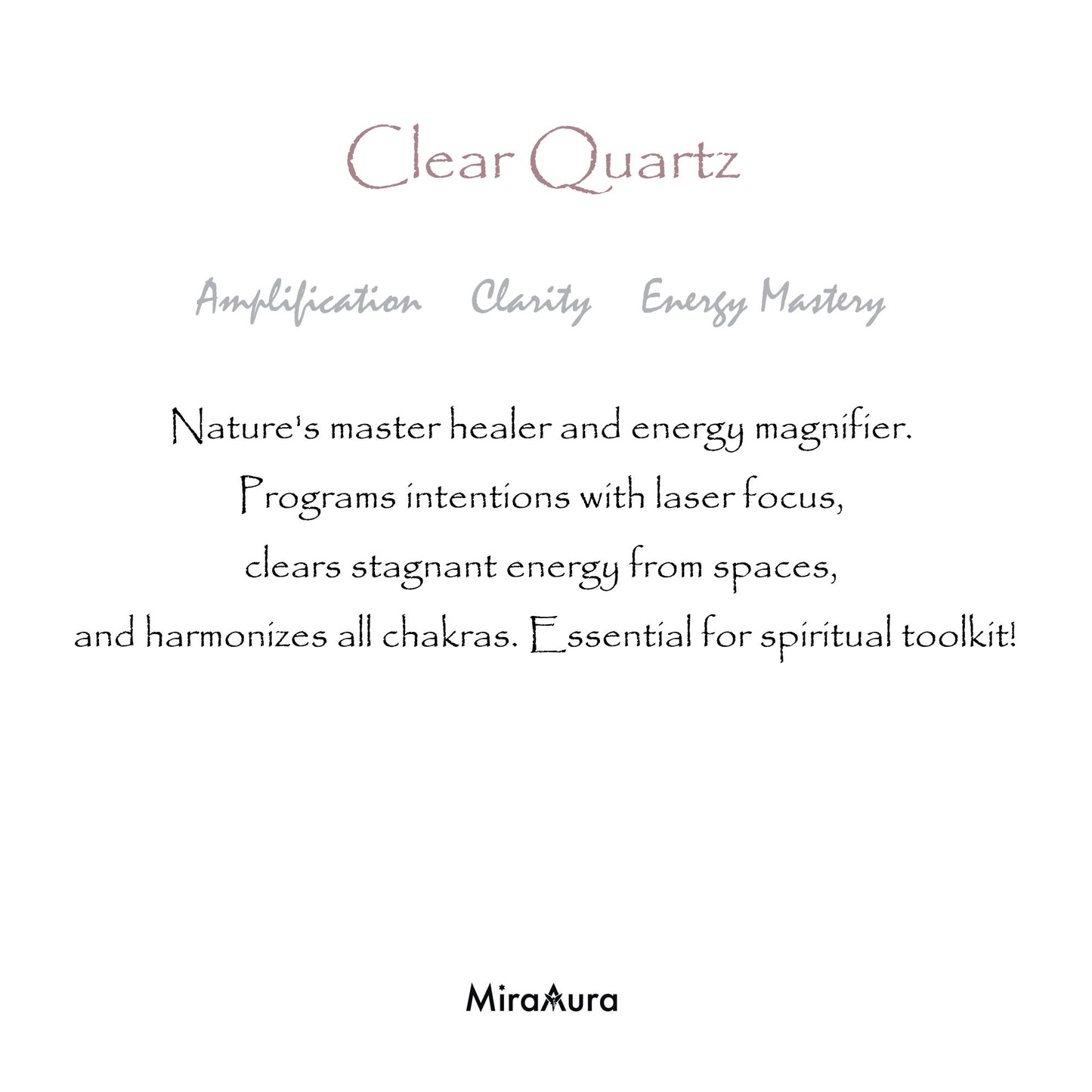 Clear Quartz Worry Stone