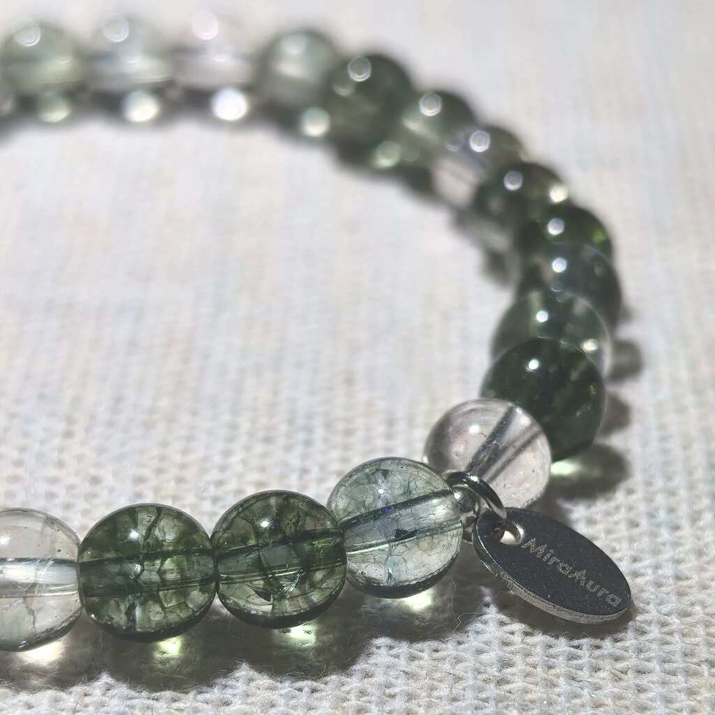 Green Phantom Quartz Energy Bracelet