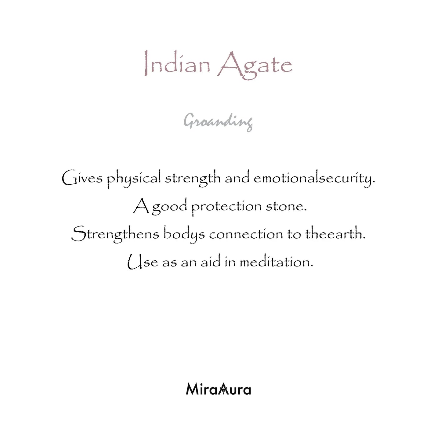 Indian Agate Energy Bracelet