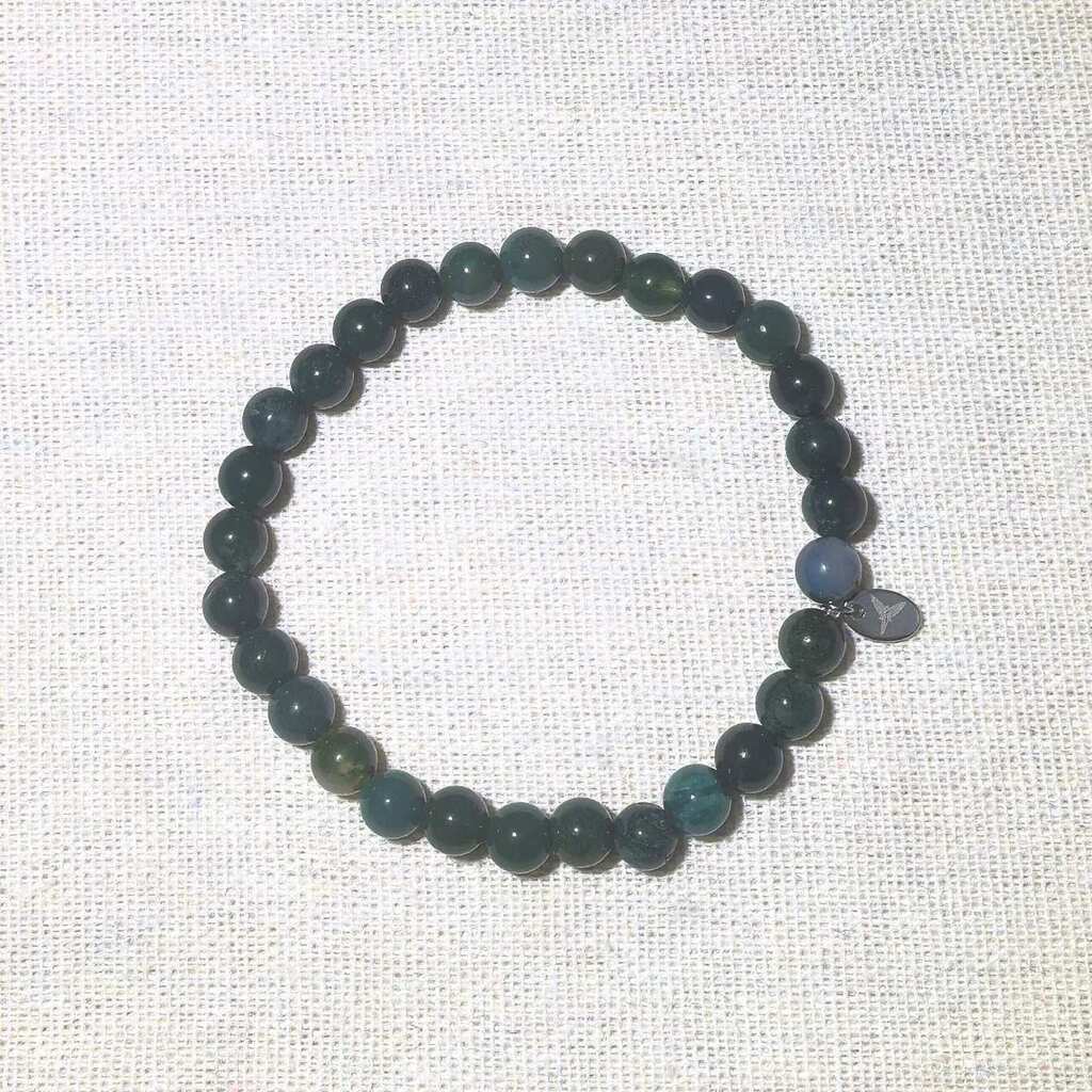 Moss Agate Energy Bracelet