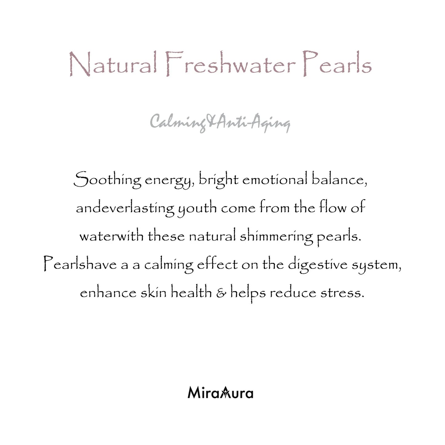 Natural Freshwater Pearls Energy Bracelet