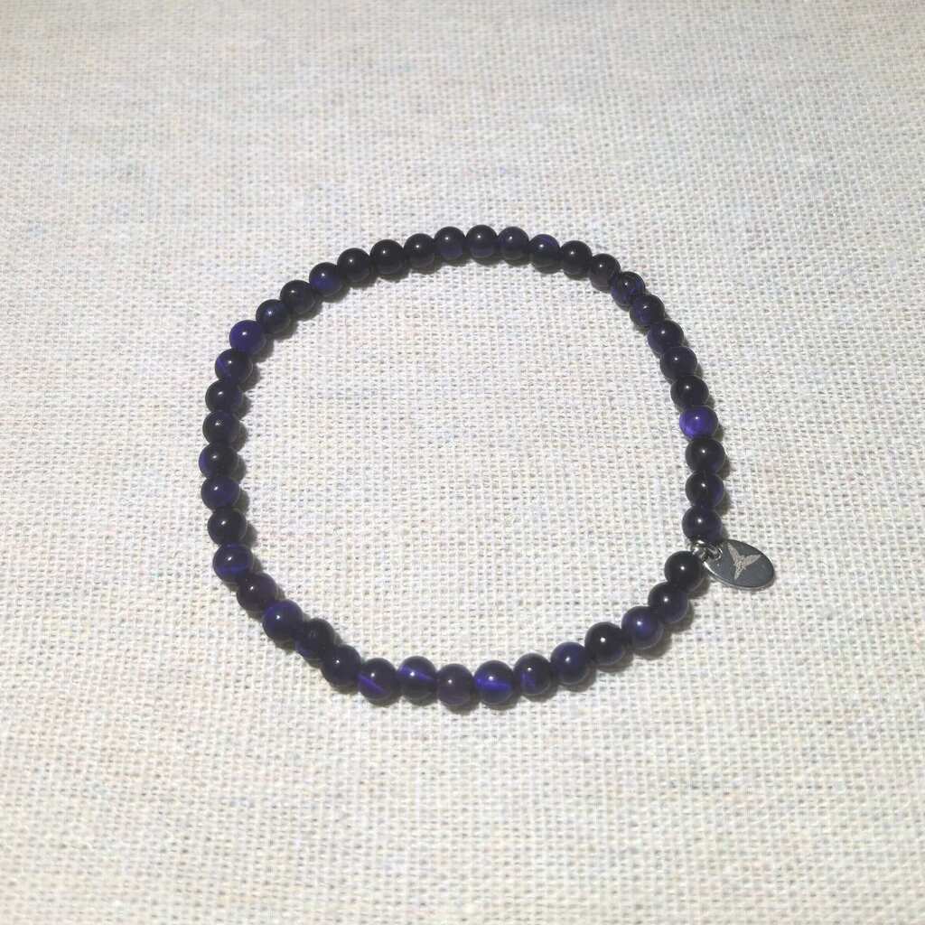 Purple Tiger Eye Energy Bracelet