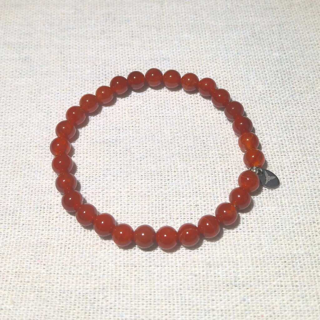 Red Dragon Vein Agate Energy Bracelet