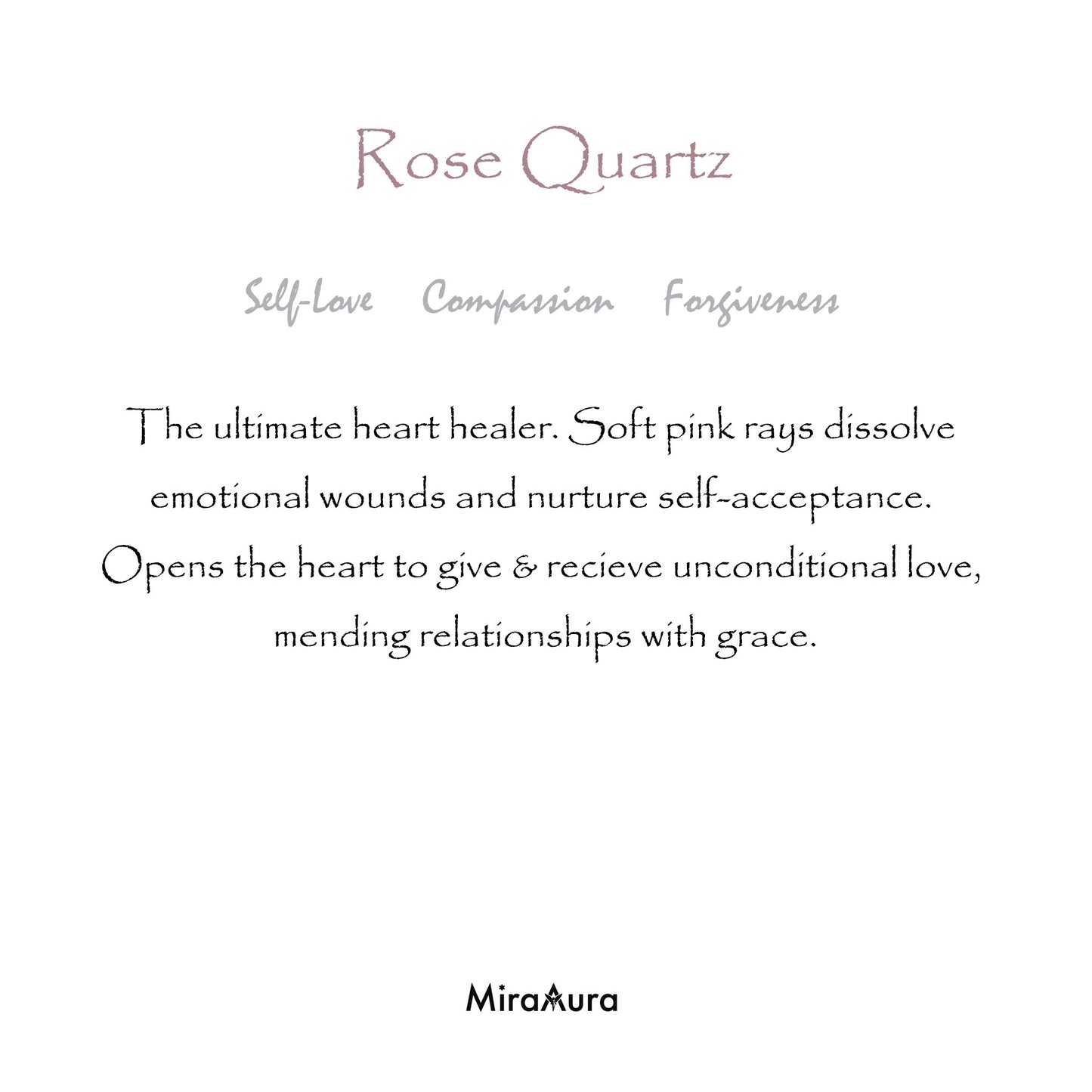 Rose Quartz Worry Stone
