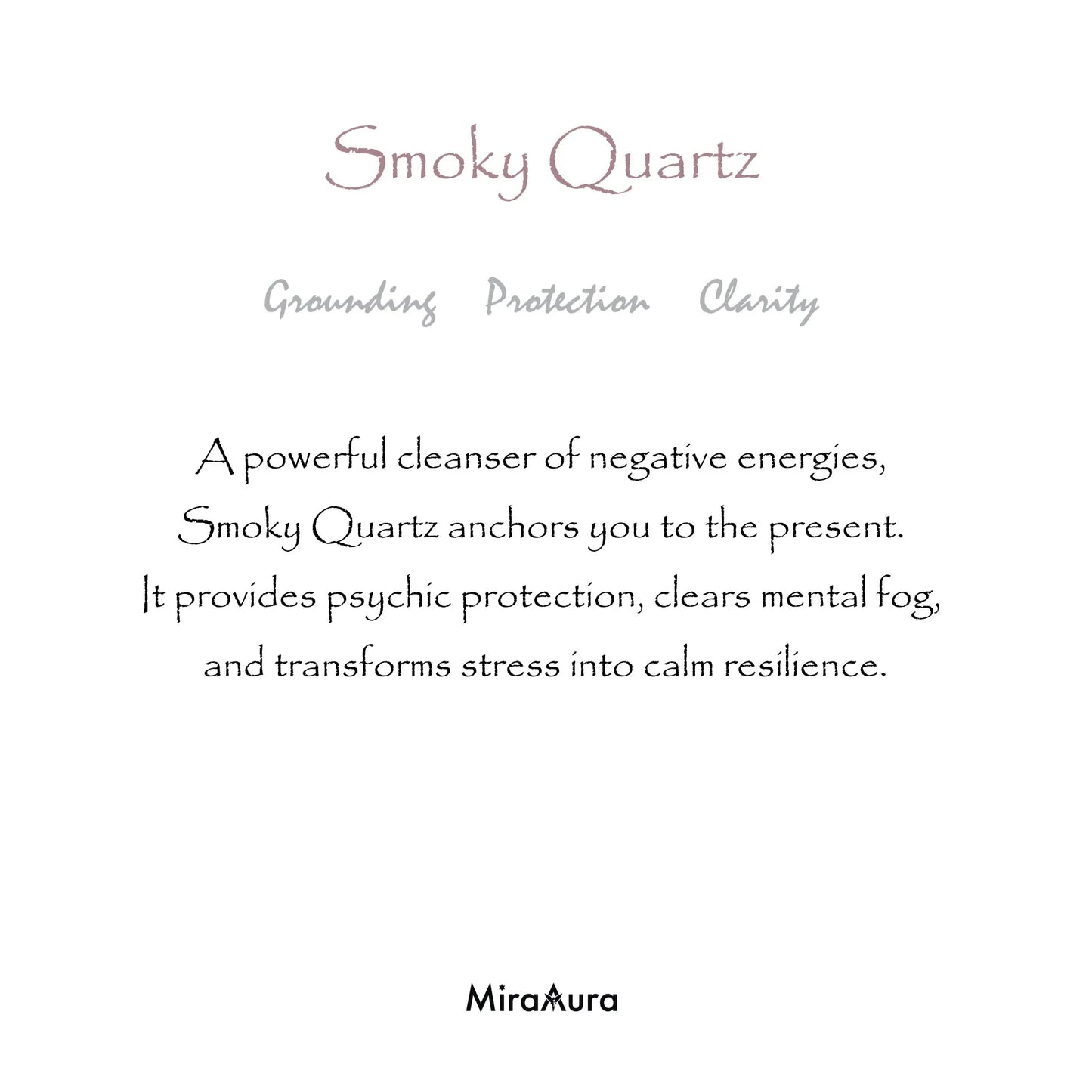 Smoky Quartz Energy Bracelet