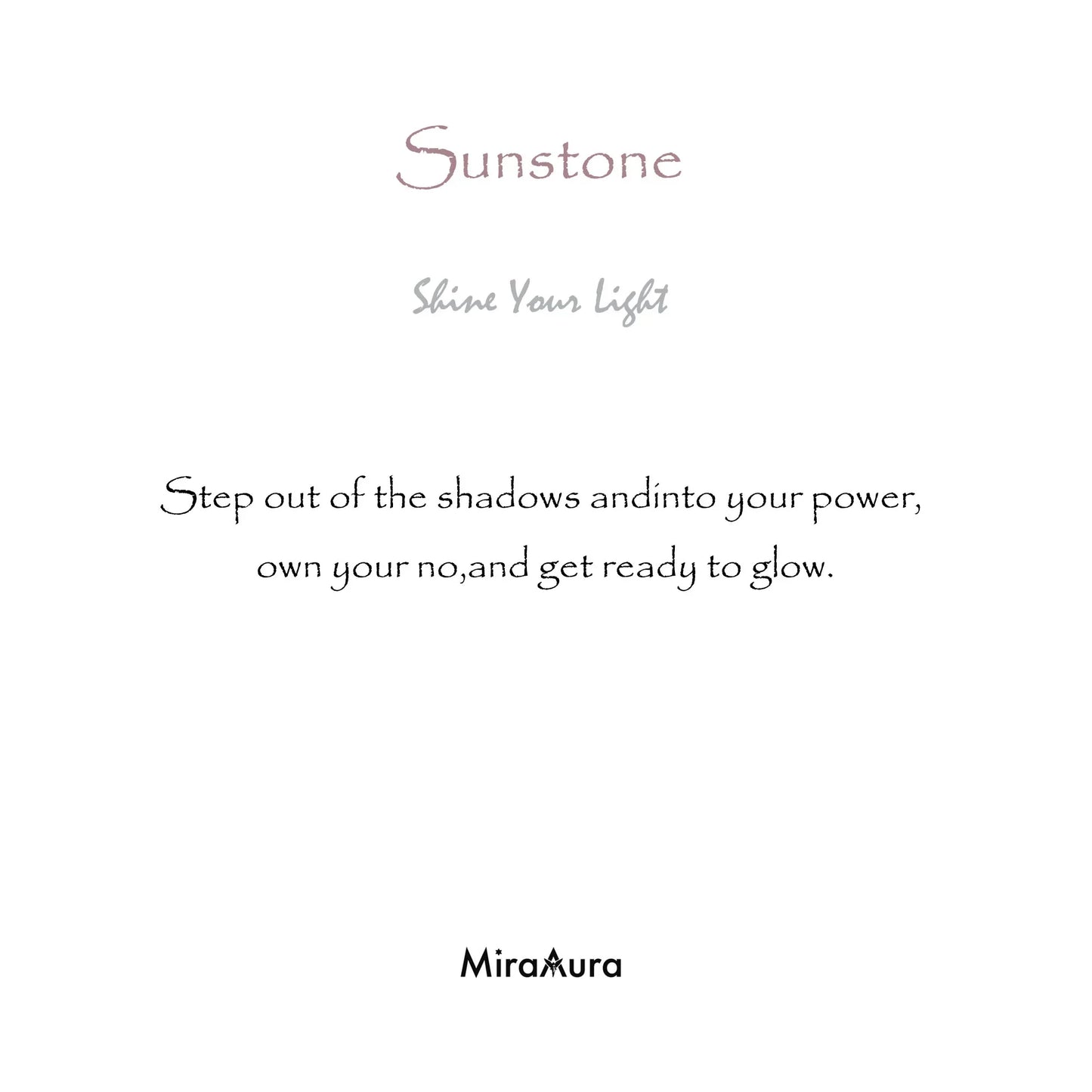 Sunstone Energy Bracelet