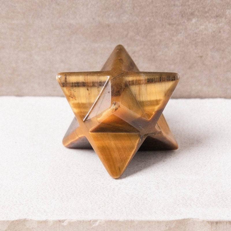 Tiger Eye Merkaba