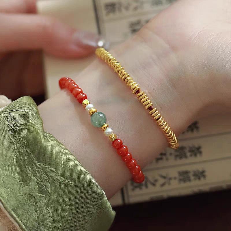 Red Jade Energy Bracelet