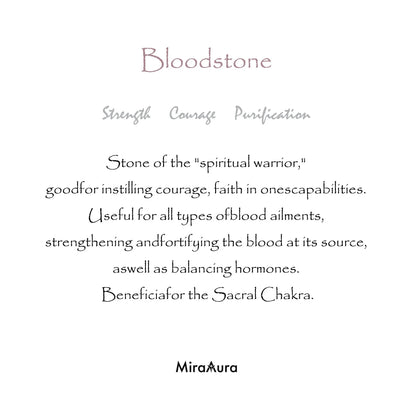 Bloodstone Energy Bracelet