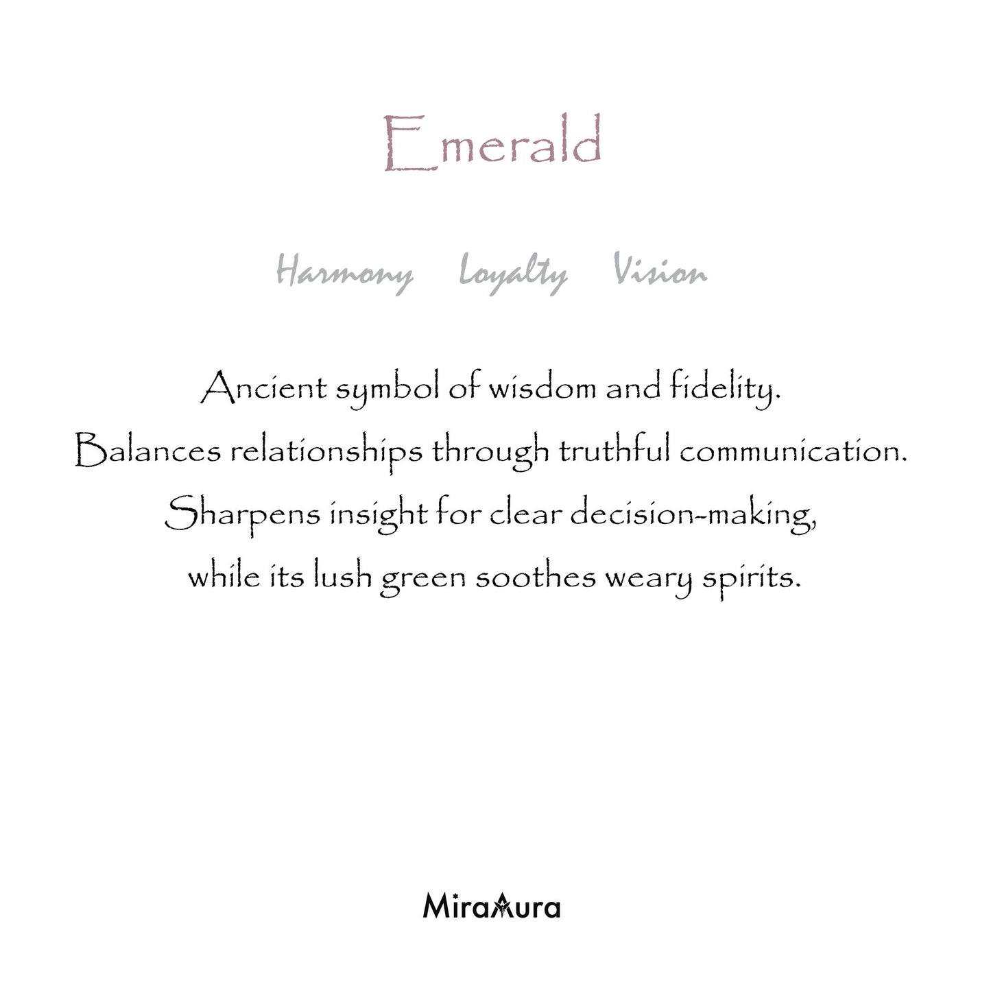 Emerald Silver Ring