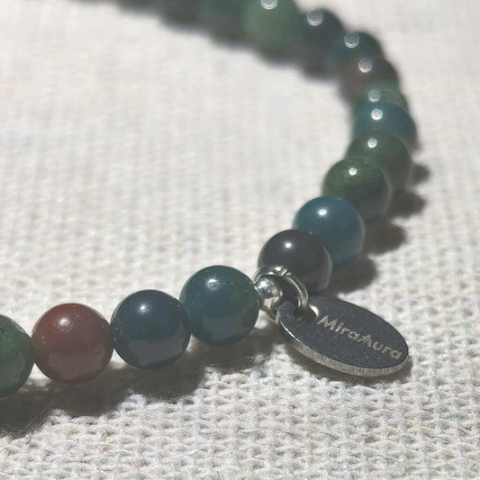 Moss Agate Energy Bracelet