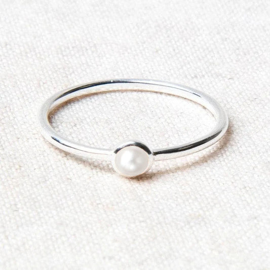 Natural Freshwater Pearls Silver Ring