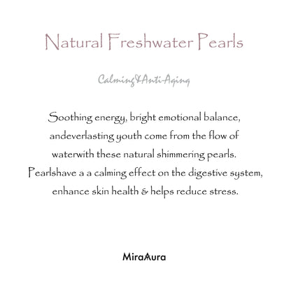 Natural Freshwater Pearls Energy Bracelet