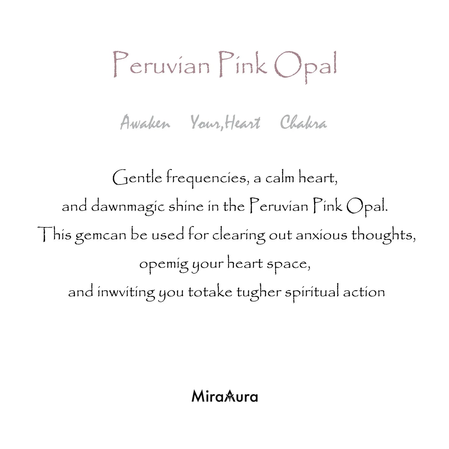 Peruvian Pink Opal Energy Bracelet