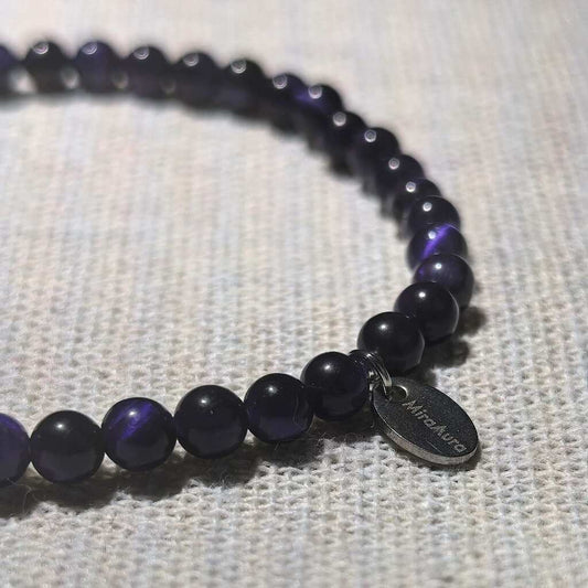 Purple Tiger Eye Energy Bracelet