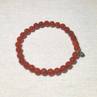 Red Dragon Vein Agate Energy Bracelet