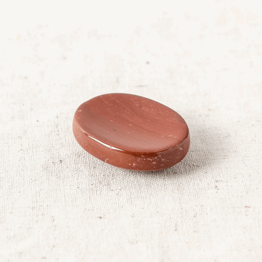 Red Jasper Worry Stone