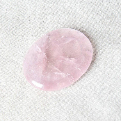Rose Quartz Worry Stone