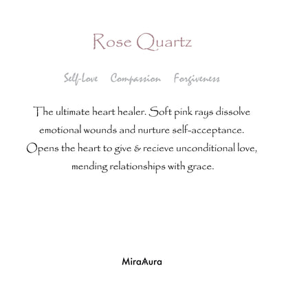Rose Quartz Worry Stone