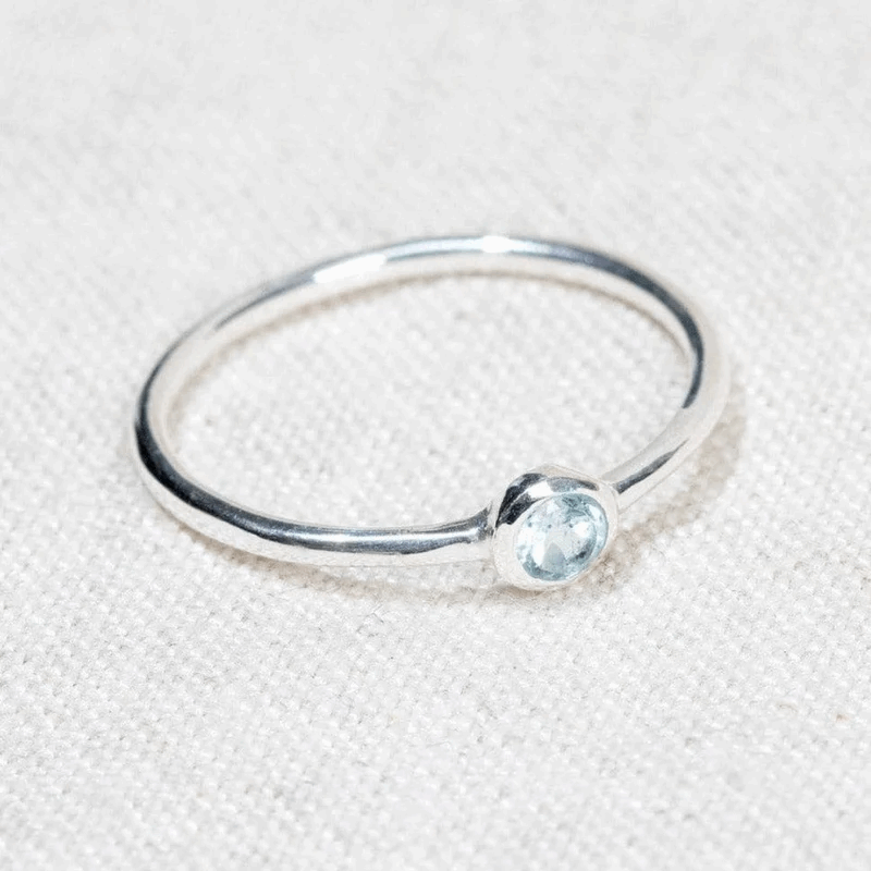 Tanzanite Silver Ring