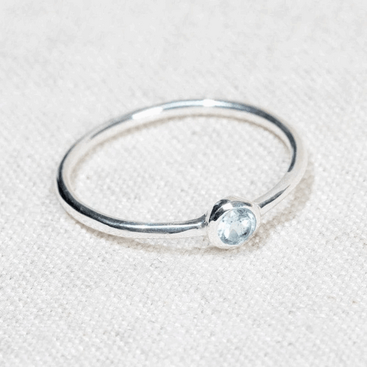 Tanzanite Silver Ring