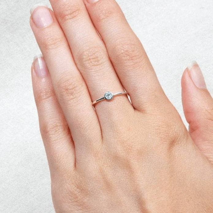 Tanzanite Silver Ring
