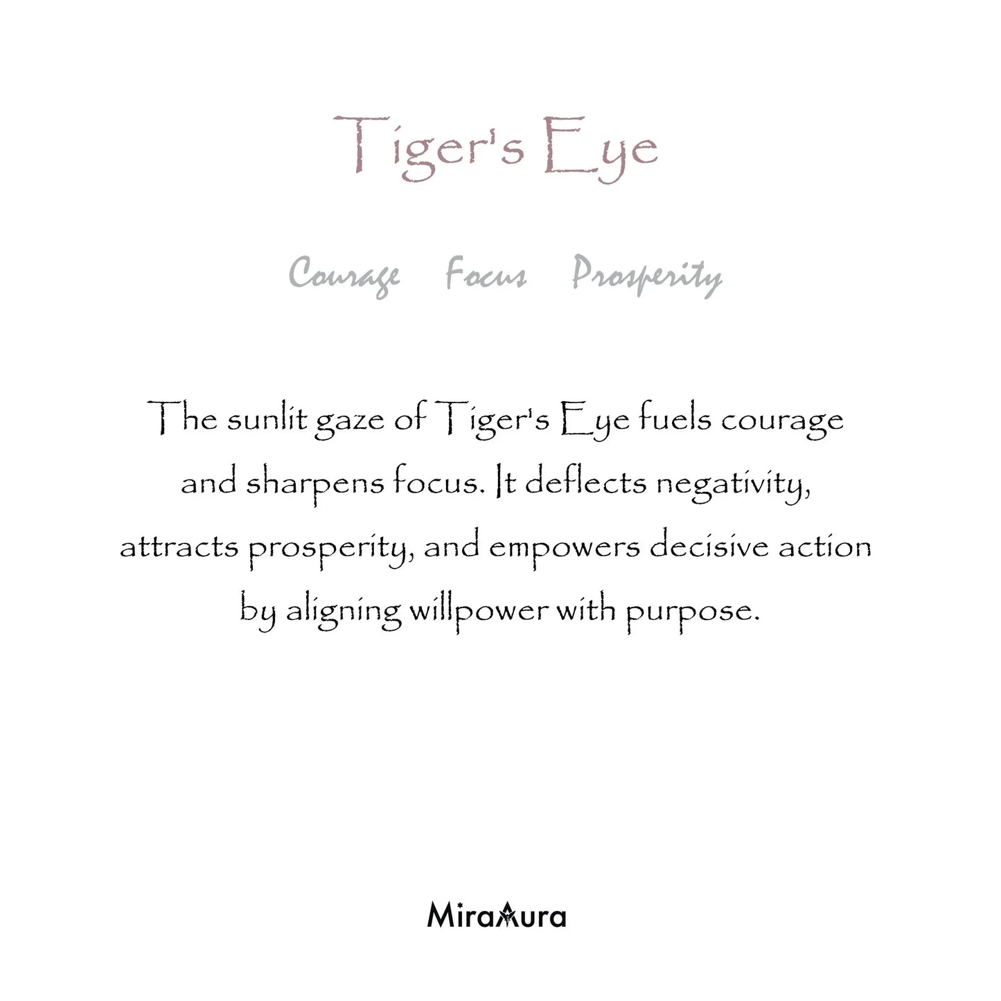 Tiger's Eye Energy Bracelet